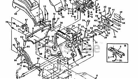 Craftsman LT1000 (LT 1000-14) - Craftsman Lawn Tractor (1991-03) Frame