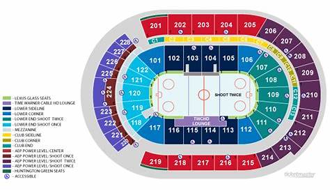 how many seats in nationwide arena