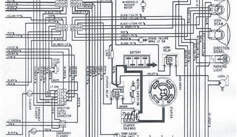 1968's Chrysler All Models Electrical Wiring Diagram | Schematic Wiring