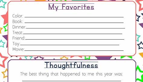 Making New Years Resolutions with your Kids- Free Printable Worksheets