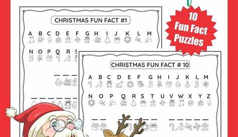 Christmas Secret Code Worksheet - Free Printable - Growing Play