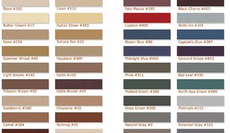 Custom Grout Color Chart | AdinaPorter