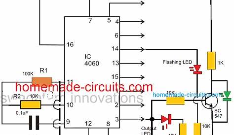 Ic 4060 Circuit Diagram