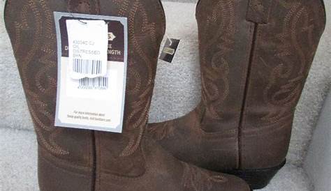 NWT Cody James Kids Round Toe Western Boots Youth Size 1.5 Distressed