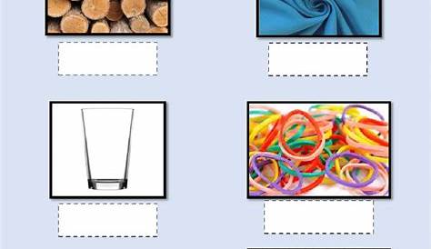 Materials 1 interactive worksheet | Teaching materials science, Science