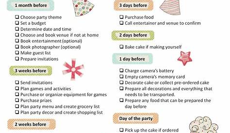 Party Planning Template