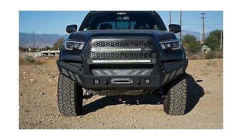 Heavy Duty Front Bumper for 2016-2021 Toyota Tacoma | 3-Piece Modular