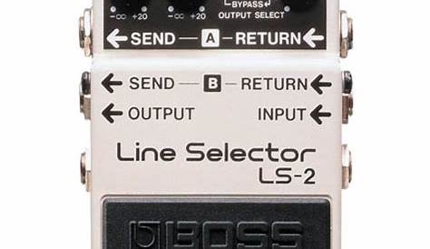 boss ls 2 line selector owner manual