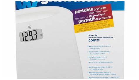 weight watchers digital scale manual