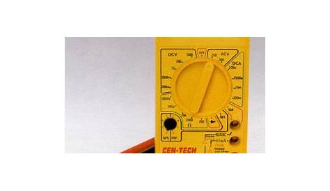 Cen-Tech P30756 Digital Multimeter