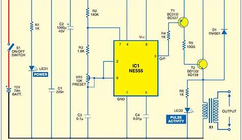 Electric Fence Circuit Diagram 12v: Electric Window/Fence Charger