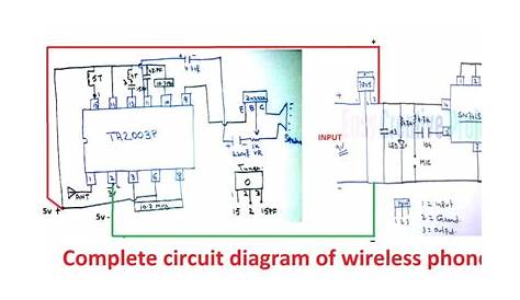 simple telephone circuit diagram