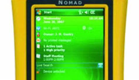 trimble nomad manual