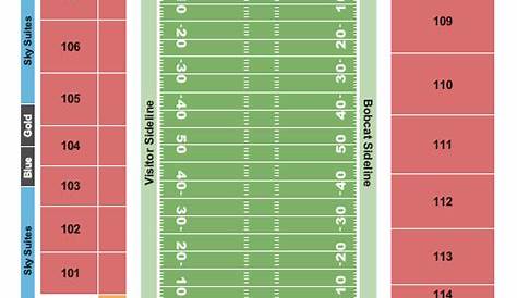Bobcat Stadium Seating Chart & Maps - Bozeman