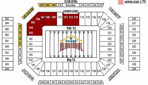 Alamodome Seating Chart With Seat Numbers | Review Home Decor