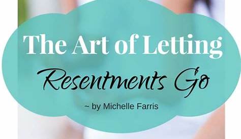 letting go of resentment worksheets