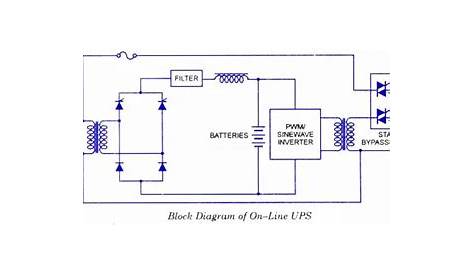 ups power supply circuit diagram