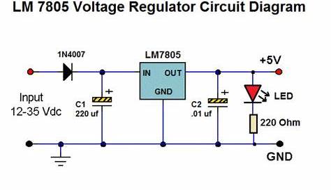 l7805 circuit diagram