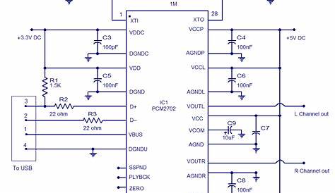 usb audio interface circuit diagram
