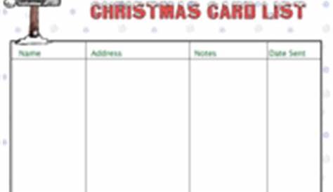 Printable Christmas Lists and Holiday Planners