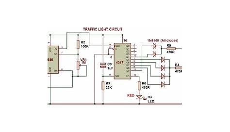 traffic light circuit diagram pdf