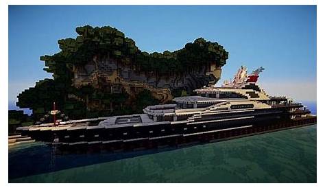Minecraft Yacht Schematic