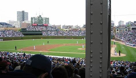 wrigley field seating chart obstructed view