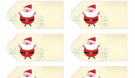 From Santa Gift Tags Printable