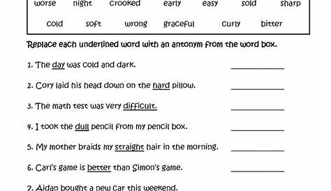 Synonyms And Antonyms Worksheet Pdf - harddrive1tbportableseagate
