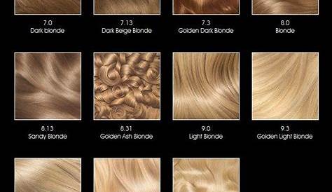 garnier olia hair color chart