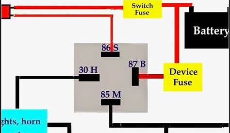 8 pin relay schematic