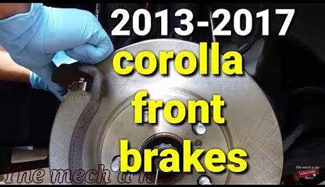 toyota corolla 2016 brakes