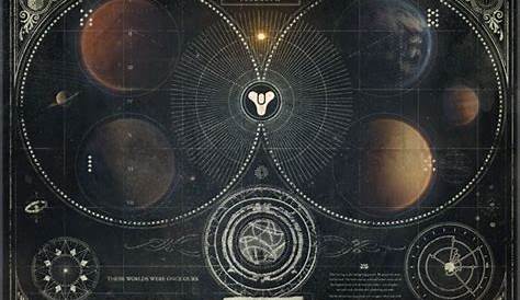 The antique star chart from Destiny - is amazing itself as art