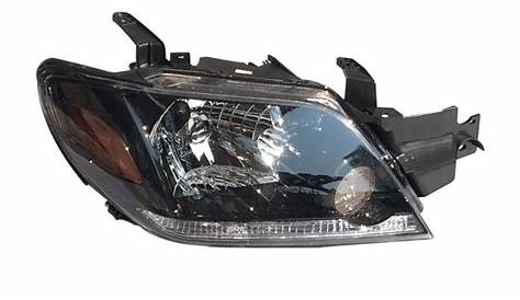 1Pcs Passenger Side Black Headlight Headlamp RH MR991926 for Mitsubishi