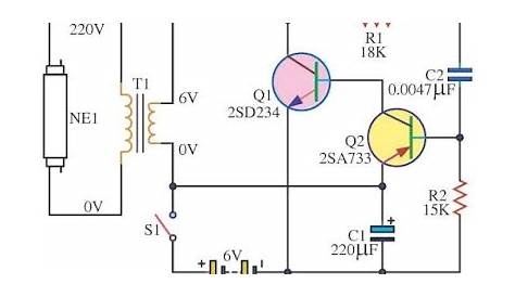 fluorescent lamp circuit diagram pdf