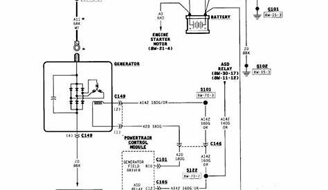 Charging system wiring schematic