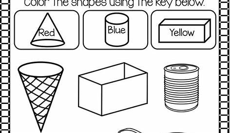 preschool worksheets printable shapes