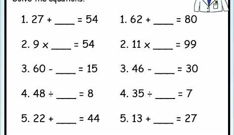 Grade 4 Algebra Worksheets | Free Printables | Math Worksheets