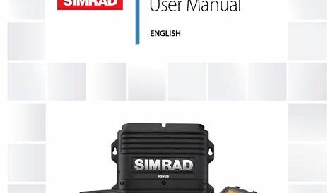 simrad user manual