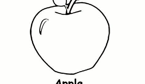 Free Printable Apple Coloring Pages For Kids