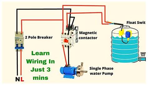 float switch wiring diagram for water pump - YouTube