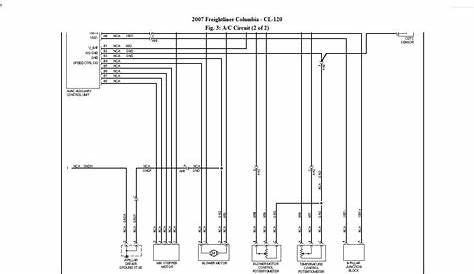 freightliner columbia ac wiring diagram