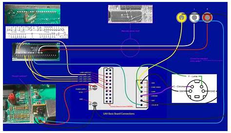 UAV Modification Wiring Schematic/Diagram for 2600 and 2600A - Atari