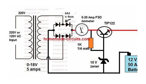 12V Battery Charger Circuits [using LM317, LM338, L200, Transistors