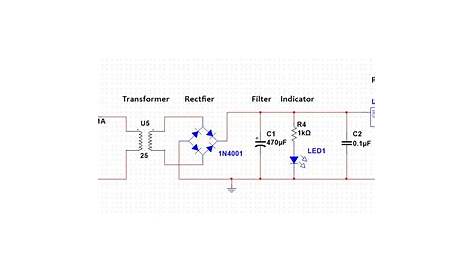 5v dc power supply schematic