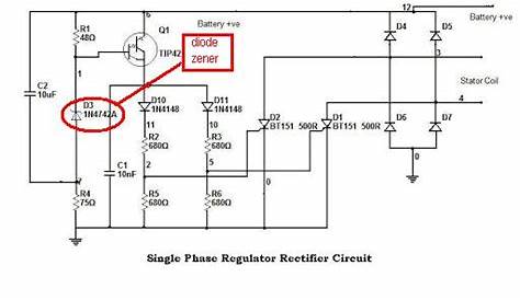 motorcycle regulator rectifier schematic