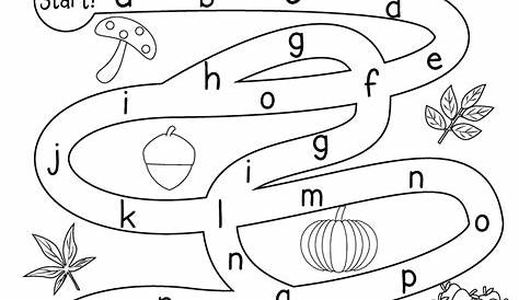 maze worksheets for kindergarten
