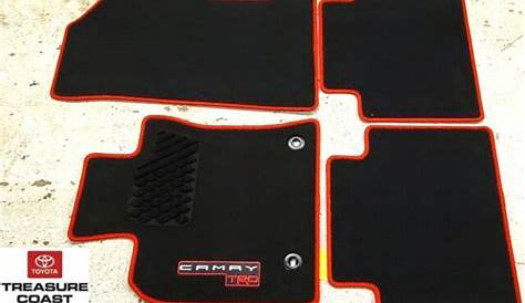 2018-2021 Toyota Camry TRD Floor Mats Carpet Black Red Genuine OEM 4pc Set for sale online | eBay