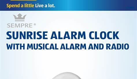 sunrise alarm clock manual