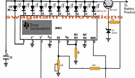 circuit diagram of battery indicator